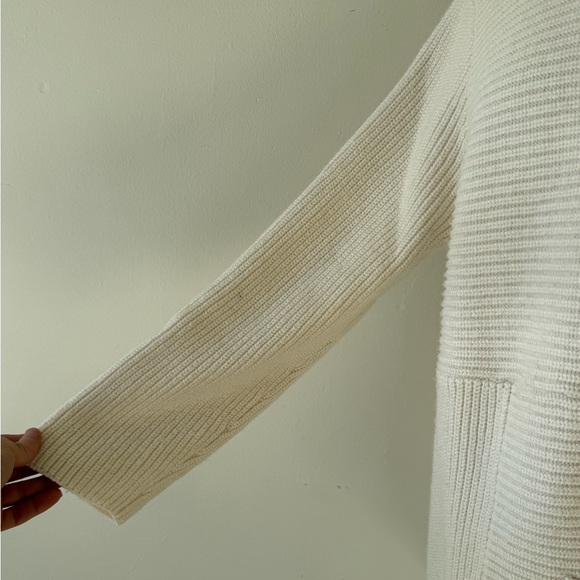 Chaps Ralph Lauren Toggle Knit Cardigan Sweater XL Cream Hooded Cottage Cozy - Picture 6 of 10